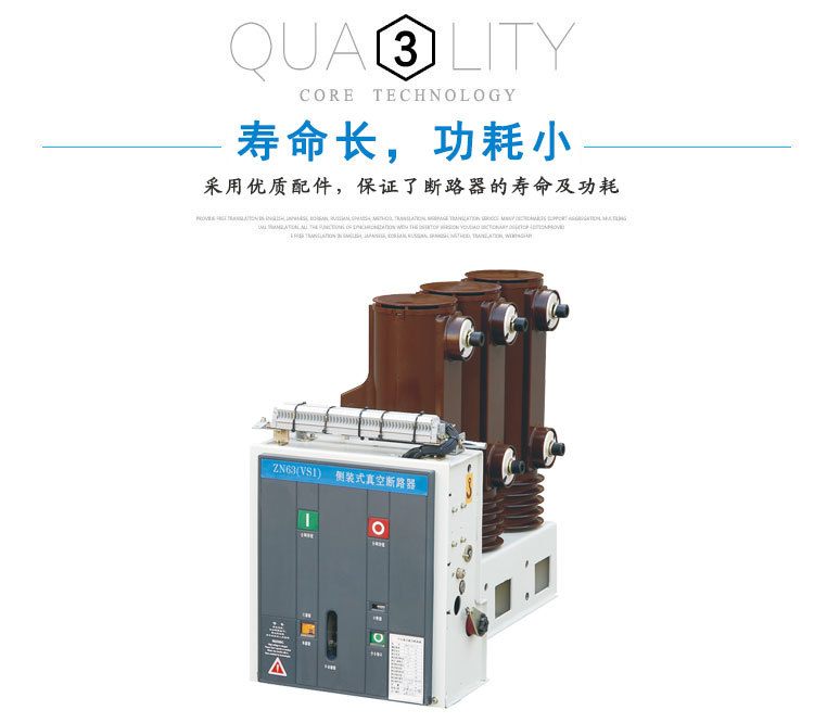 贵州厂家直销固定式VS1-12户内高压真空开关产品图4